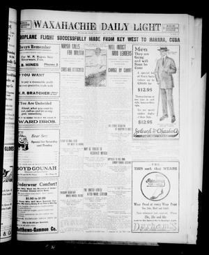 Waxahachie Daily Light (Waxahachie, Tex.), Vol. 21, No. 43, Ed. 1 Saturday, May 17, 1913