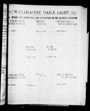 Waxahachie Daily Light (Waxahachie, Tex.), Vol. 21, No. 44, Ed. 1 Sunday, May 18, 1913