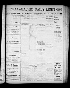 Primary view of object titled 'Waxahachie Daily Light (Waxahachie, Tex.), Vol. 21, No. 126, Ed. 1 Tuesday, August 19, 1913'.