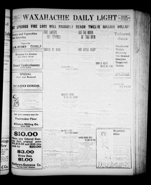 Waxahachie Daily Light (Waxahachie, Tex.), Vol. 21, No. 142, Ed. 1 Saturday, September 6, 1913