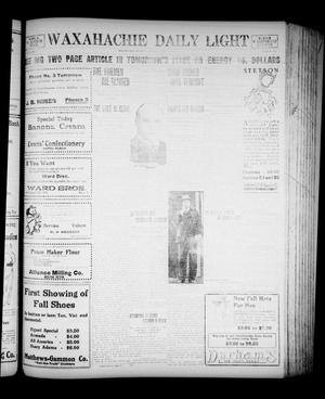 Waxahachie Daily Light (Waxahachie, Tex.), Vol. 21, No. 145, Ed. 1 Wednesday, September 10, 1913