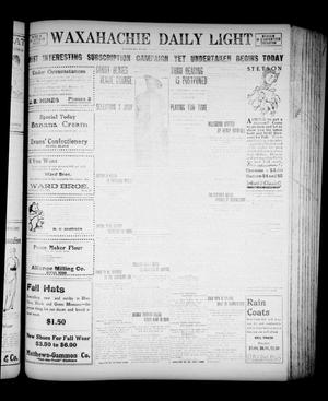 Waxahachie Daily Light (Waxahachie, Tex.), Vol. 21, No. 147, Ed. 1 Friday, September 12, 1913