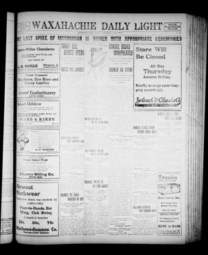 Waxahachie Daily Light (Waxahachie, Tex.), Vol. 21, No. 162, Ed. 1 Tuesday, September 30, 1913