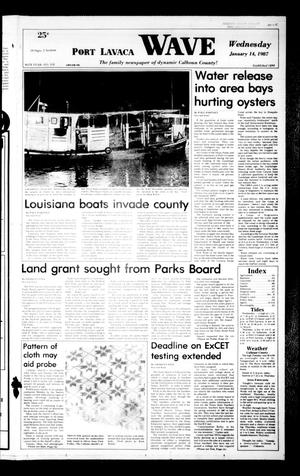 Port Lavaca Wave (Port Lavaca, Tex.), Vol. 96, No. 118, Ed. 1 Wednesday, January 14, 1987