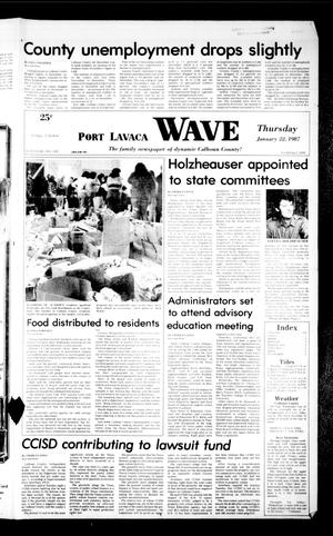 Port Lavaca Wave (Port Lavaca, Tex.), Vol. 96, No. 124, Ed. 1 Thursday, January 22, 1987