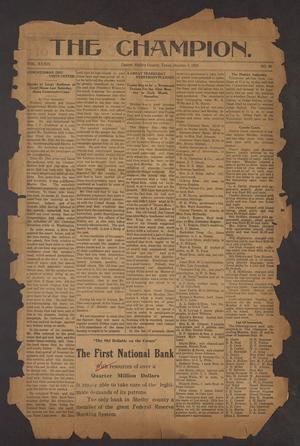 The Champion. (Center, Tex.), Vol. 39, No. 40, Ed. 1 Wednesday, October 4, 1916