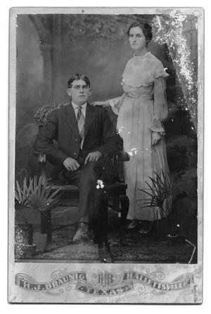 Primary view of object titled '[Portrait of Clark Brookes and Esther Kelly Brookes]'.