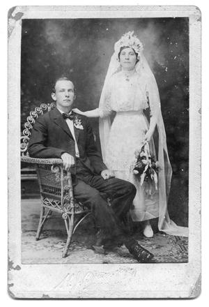 Primary view of object titled '[Portrait of an Unknown Couple]'.