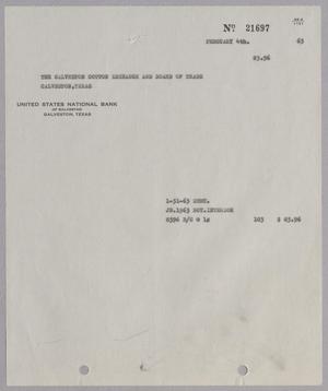 [Invoice from United States National Bank]
