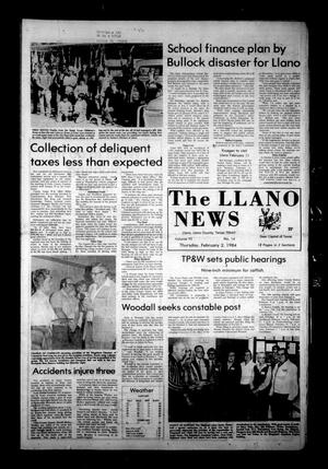 The Llano News (Llano, Tex.), Vol. 93, No. 14, Ed. 1 Thursday, February 2, 1984
