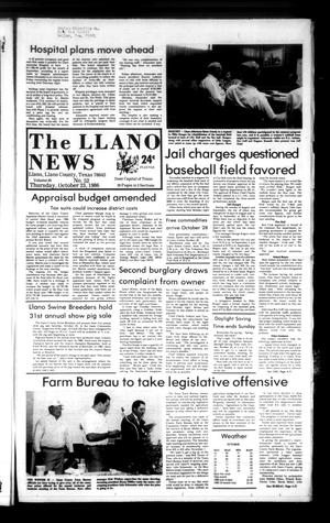 The Llano News (Llano, Tex.), Vol. 95, No. 52, Ed. 1 Thursday, October 23, 1986