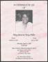 Thumbnail image of item number 1 in: '[Funeral Program for Mary Jeanette Baity Miller, April 14, 2005]'.