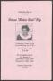 Primary view of [Funeral Program for Delores "Mother Rock" Blyle, May 5, 2001]