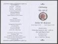 Thumbnail image of item number 3 in: '[Funeral Program for Arthur W. Anderson, January 21, 2004]'.