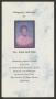 Primary view of [Funeral Program for Mrs. Addie Bell Mills, March 10, 2004]