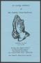Thumbnail image of item number 1 in: '[Funeral Program for Mr. Stanley Ward Roberson, January 14, 2002]'.