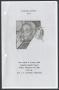 Primary view of [Funeral Program for Mrs. Myrtle D. Corley Smith, September 30, 1988]
