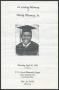 Thumbnail image of item number 1 in: '[Funeral Program for Henry Mooney Jr., April 30, 1998]'.