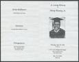 Thumbnail image of item number 3 in: '[Funeral Program for Henry Mooney Jr., April 30, 1998]'.