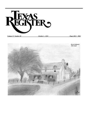 Texas Register, Volume 35, Number 40, Pages 8823-9002, October 1, 2010