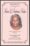 Primary view of [Funeral Program for Marva L. Prudeaux Parker, February 24, 2017]