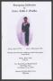 Primary view of [Funeral Program for Nellie E. Walker, May 9, 2012]