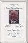 Thumbnail image of item number 1 in: '[Funeral Program for Deacon Thomas Bowman, 2016]'.