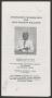 Primary view of [Funeral Program for Leon Gordon Williams, January 2, 1996]