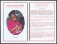 Thumbnail image of item number 2 in: '[Funeral Program for Alexandra Alexis Gibson, November 21, 2014]'.