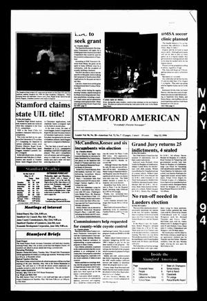 Stamford American (Stamford, Tex.), Vol. 72, No. 7, Ed. 1 Thursday, May 12, 1994
