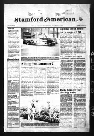 Stamford American (Stamford, Tex.), Vol. 71, No. 19, Ed. 1 Thursday, August 5, 1993