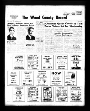 Primary view of object titled 'The Wood County Record (Mineola, Tex.), Vol. 34, No. 36, Ed. 1 Monday, November 1, 1965'.