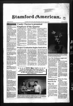 Primary view of object titled 'Stamford American (Stamford, Tex.), Vol. 71, No. 5, Ed. 1 Thursday, April 29, 1993'.