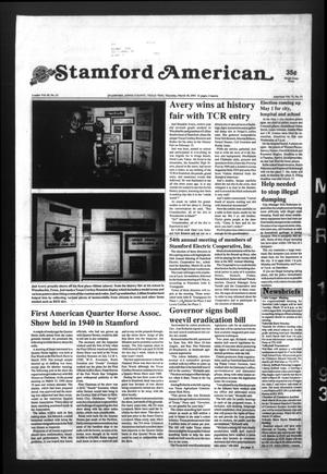 Stamford American (Stamford, Tex.), Vol. 71, No. 51, Ed. 1 Thursday, March 18, 1993