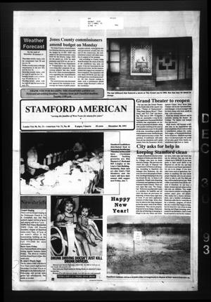 Stamford American (Stamford, Tex.), Vol. 71, No. 40, Ed. 1 Thursday, December 30, 1993