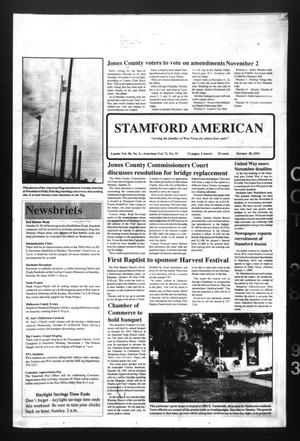 Stamford American (Stamford, Tex.), Vol. 71, No. 31, Ed. 1 Thursday, October 28, 1993