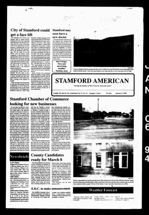 Stamford American (Stamford, Tex.), Vol. 71, No. 41, Ed. 1 Thursday, January 6, 1994