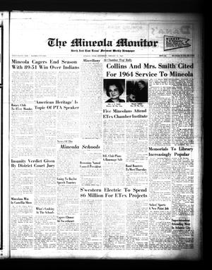 The Mineola Monitor (Mineola, Tex.), Vol. 88, No. 52, Ed. 1 Wednesday, February 17, 1965