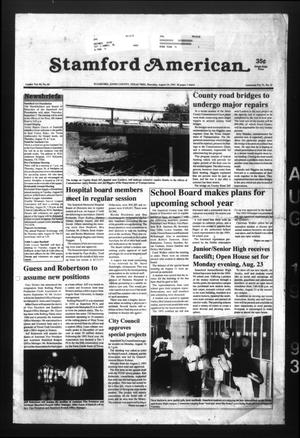 Stamford American (Stamford, Tex.), Vol. 71, No. 21, Ed. 1 Thursday, August 19, 1993