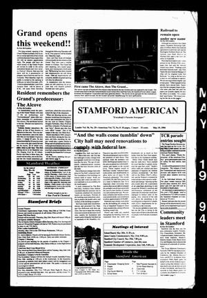 Primary view of object titled 'Stamford American (Stamford, Tex.), Vol. 72, No. 8, Ed. 1 Thursday, May 19, 1994'.