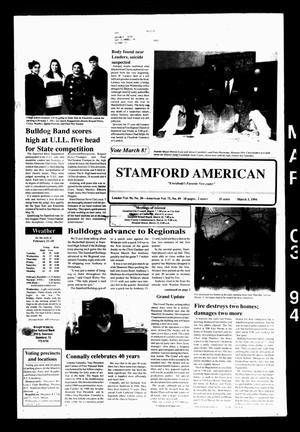 Stamford American (Stamford, Tex.), Vol. 71, No. 49, Ed. 1 Thursday, March 3, 1994