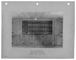 Primary view of object titled '[Photograph of Winfrey Point Building Interior]'.