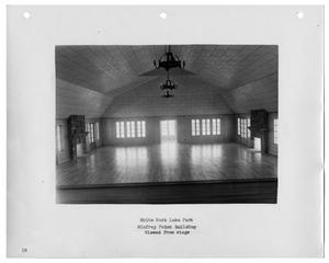 Primary view of object titled '[Photograph of Winfrey Point Building Auditorium]'.