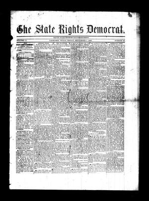 Primary view of The State Rights Democrat. (La Grange, Tex.), Vol. 2, No. 48, Ed. 1 Friday, September 7, 1866