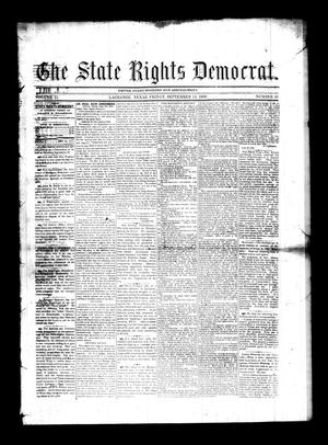 The State Rights Democrat. (La Grange, Tex.), Vol. 2, No. 49, Ed. 1 Friday, September 14, 1866
