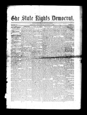 Primary view of The State Rights Democrat. (La Grange, Tex.), Vol. 3, No. 1, Ed. 1 Friday, October 12, 1866