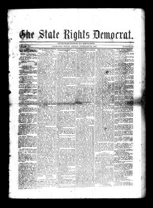 Primary view of object titled 'The State Rights Democrat. (La Grange, Tex.), Vol. 3, No. 20, Ed. 1 Friday, February 22, 1867'.