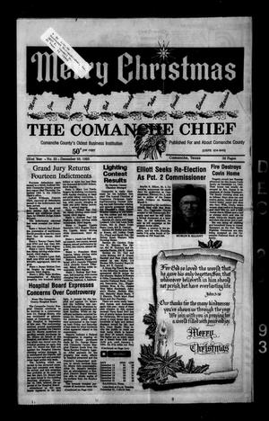 The Comanche Chief (Comanche, Tex.), Vol. 121, No. 32, Ed. 1 Thursday, December 23, 1993