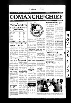 Primary view of object titled 'Comanche Chief (Comanche, Tex.), No. 27, Ed. 1 Thursday, November 6, 2003'.