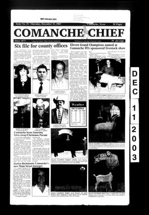 Comanche Chief (Comanche, Tex.), No. 32, Ed. 1 Thursday, December 11, 2003